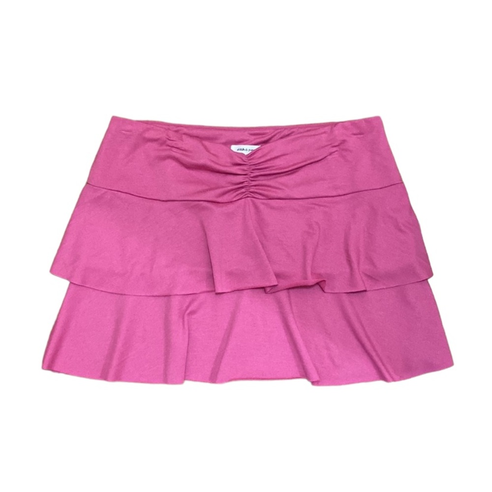 Stitch & Pine Y2K Tiered Mini Skirt
